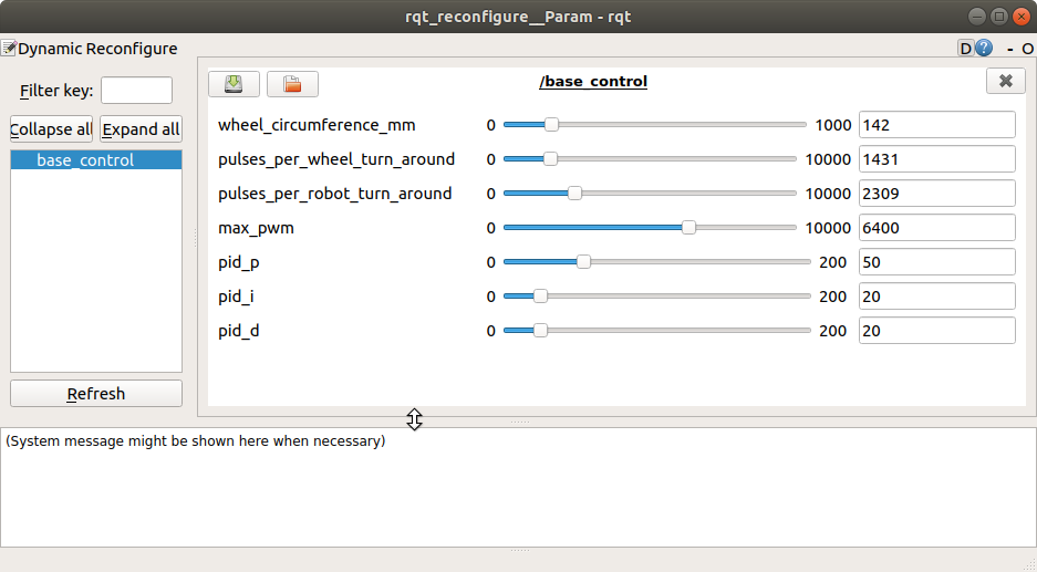 rqt_reconfigure